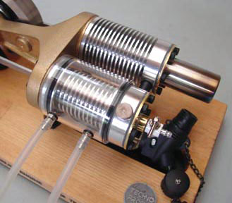 stirling engine water cooler jacket