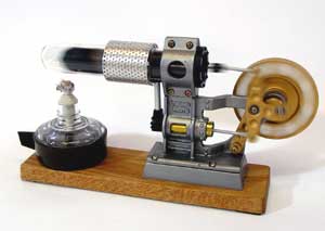 runnig r-30 stirling engine