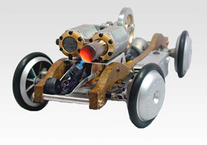 front view of stirling engine rc car