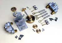 conponents of v4 steam engine